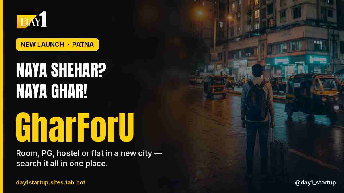 GharForU wants to make finding a room, PG or flat in a new city simpler