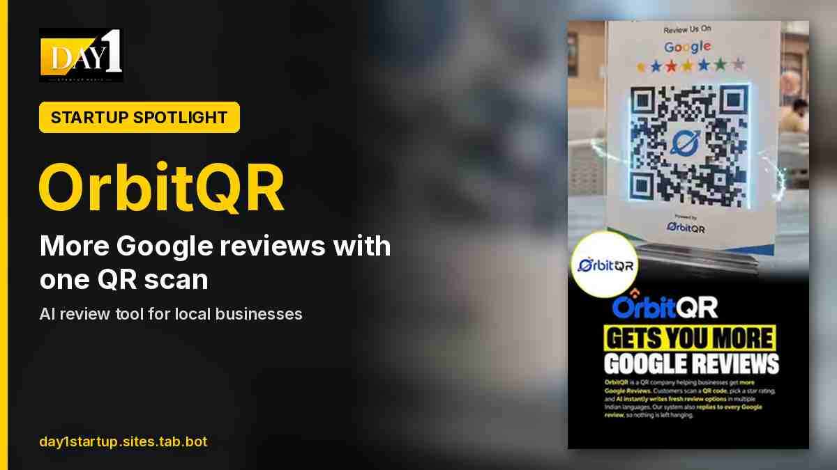 OrbitQR wants to turn happy customers into Google reviews with one QR scan