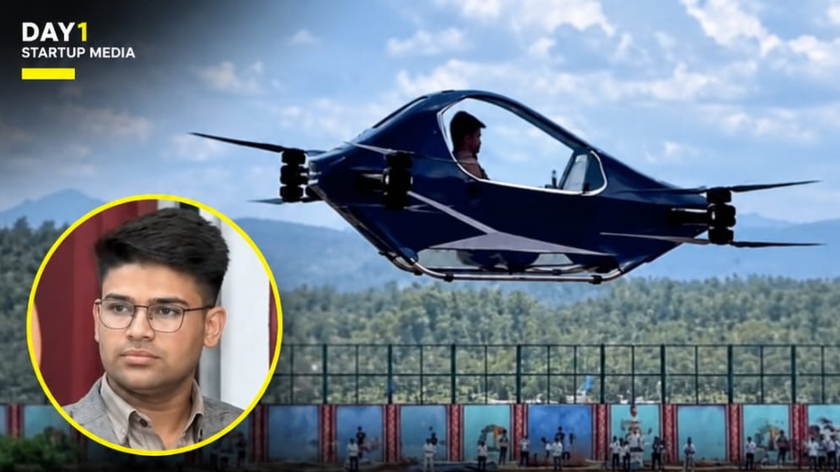 Arts graduate builds an electric flying car prototype